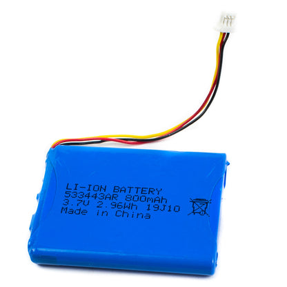 3.7V 800mAh Rechargeable Lithium Ion Battery - Electra Traders | Electronic Components & Gadgets India
