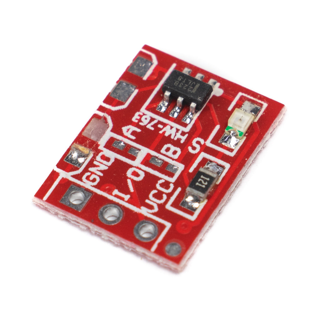 TTP223 Capacitor Type Single Channel Touch Sensor - Electra Traders | Electronic Components & Gadgets India