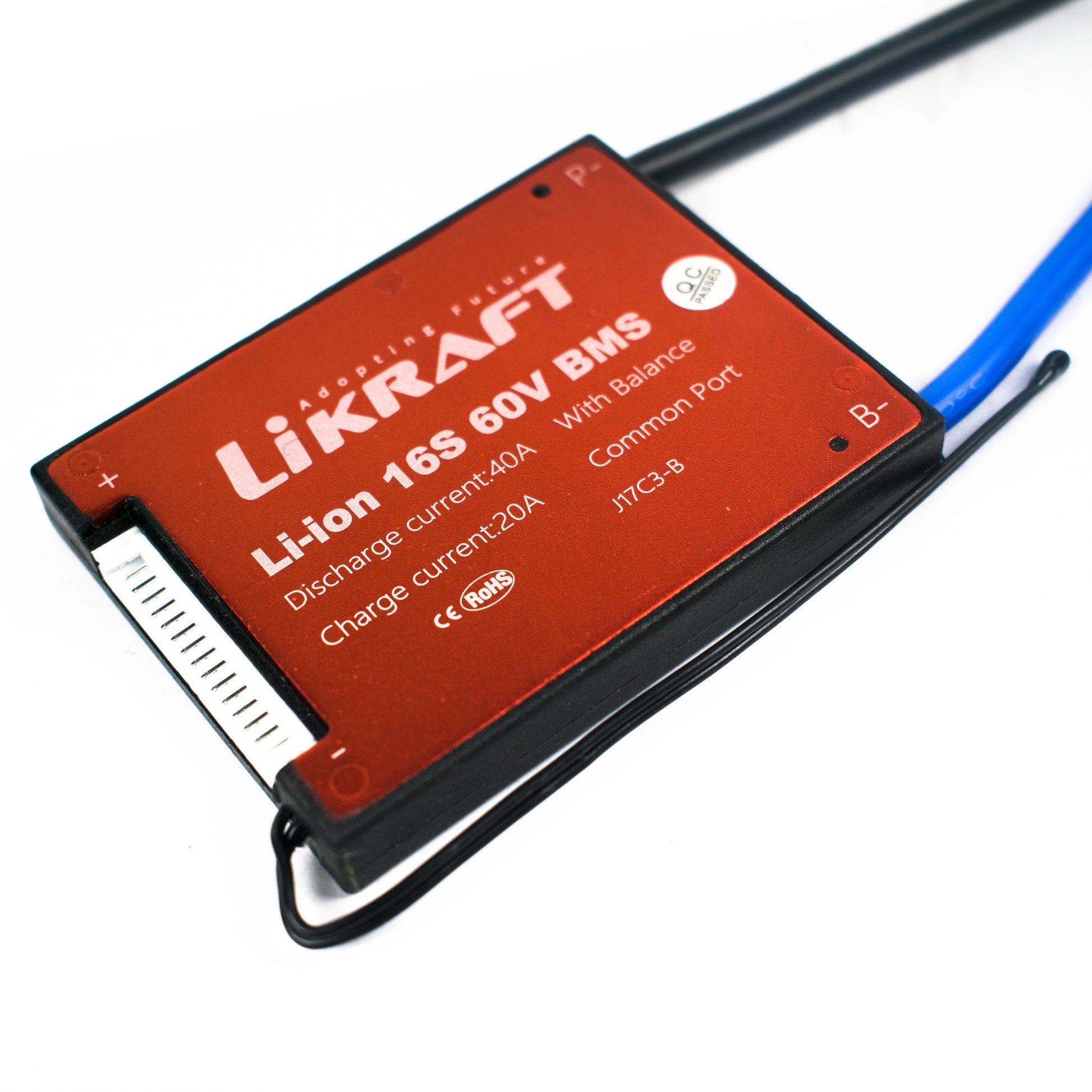 16S 60V 40A Lithium Ion Battery BMS Waterproof with Balance Charging - Electra Traders | Electronic Components & Gadgets India