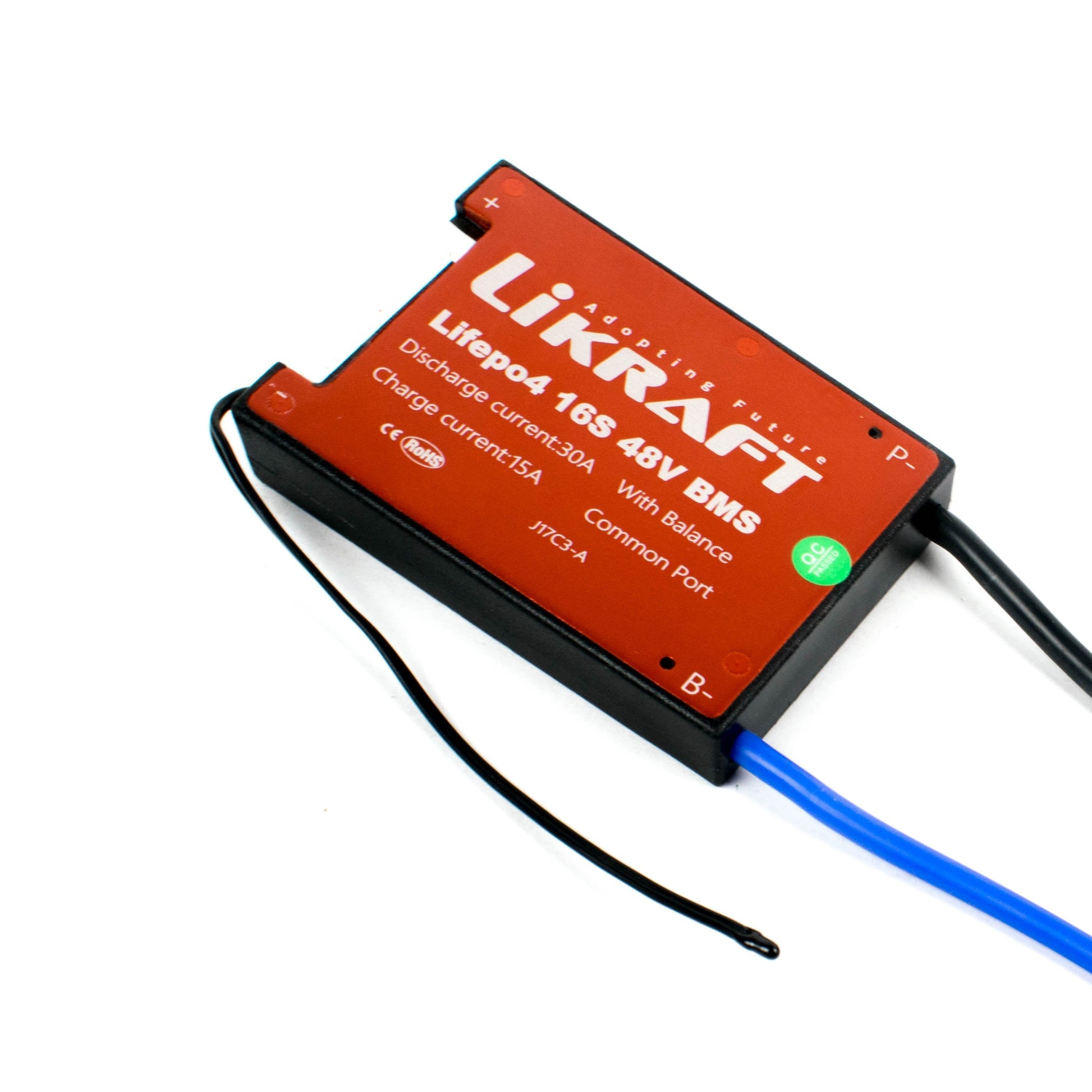 16S 48V 30A LiFePO4 Battery BMS Waterproof with Balance Charging - Electra Traders | Electronic Components & Gadgets India