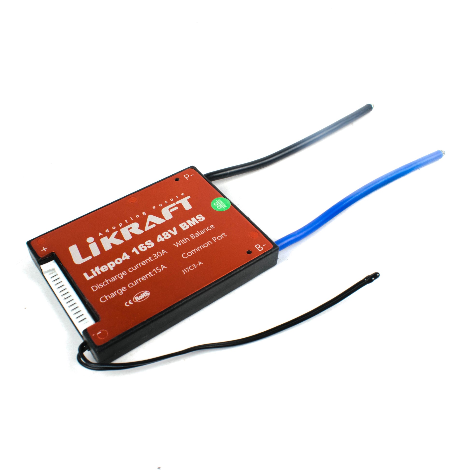 16S 48V 30A LiFePO4 Battery BMS Waterproof with Balance Charging - Electra Traders | Electronic Components & Gadgets India