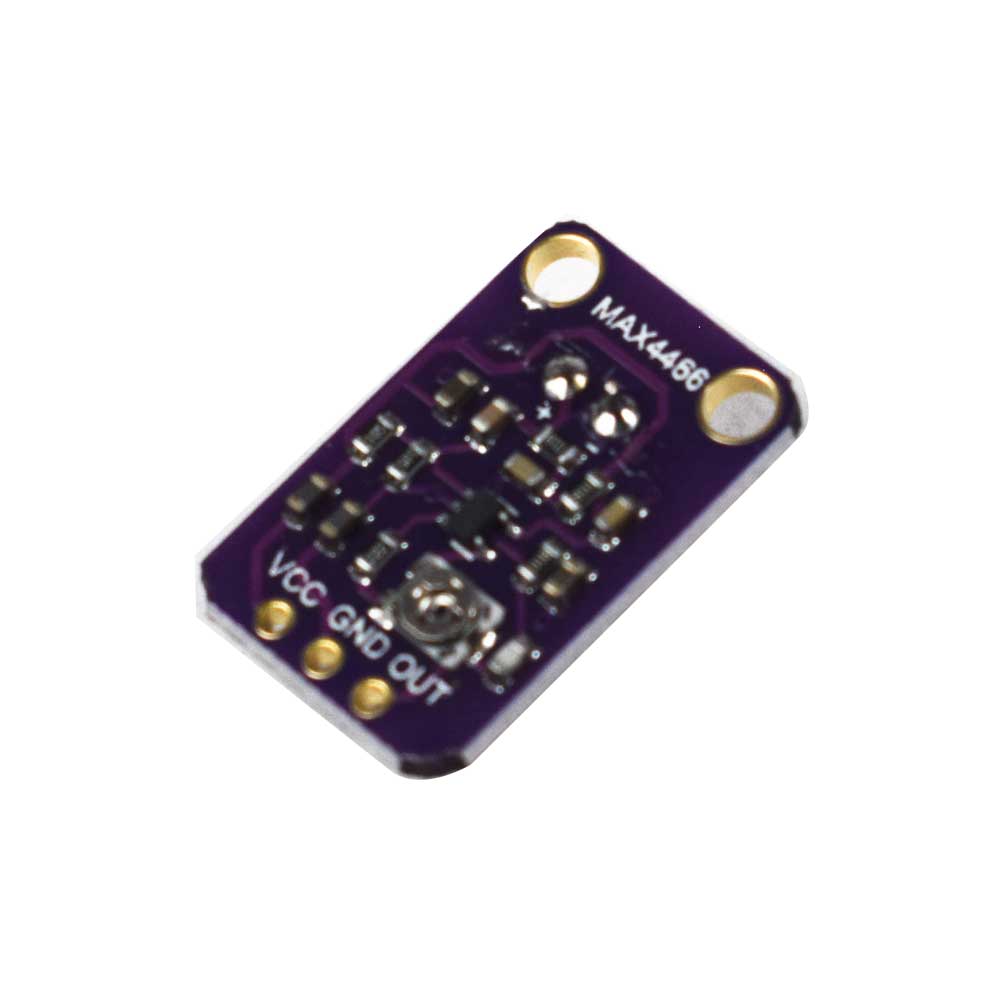 MAX4466 Electret Microphone Amplifier with Adjustable Gain Module - Electra Traders | Electronic Components & Gadgets India