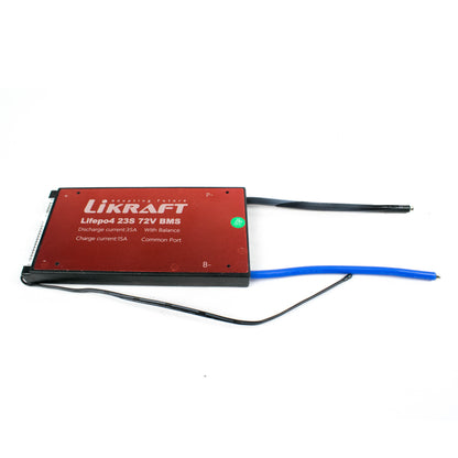23S 72V 35A LiFePO4 Battery BMS Waterproof with Balance Charging - Electra Traders | Electronic Components & Gadgets India