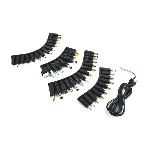 DC Power Supply Connector Plug Converter Jack Set of 48 pcs - Electra Traders | Electronic Components & Gadgets India