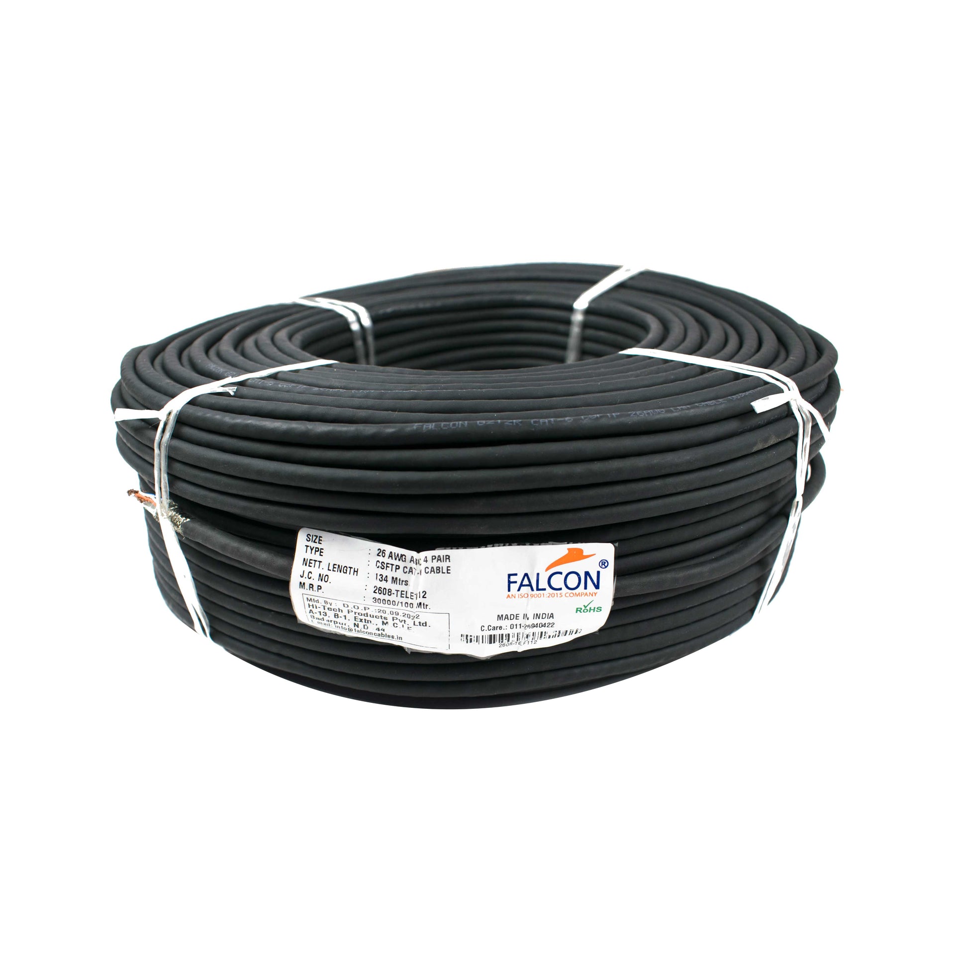 26 AWG CAT6 Copper Shielded Twisted Pair (100 Meter) - Electra Traders | Electronic Components & Gadgets India