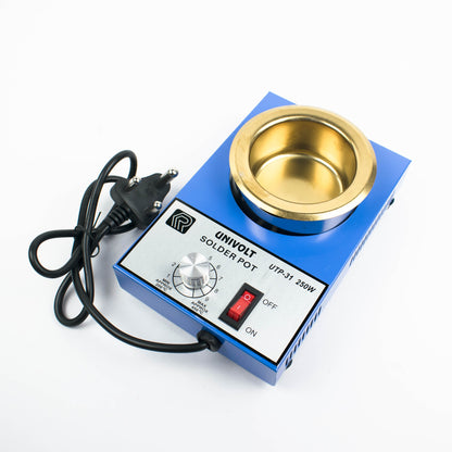 UNIVOLT UTP-31 250W 80mm Solder Pot - Electra Traders | Electronic Components & Gadgets India
