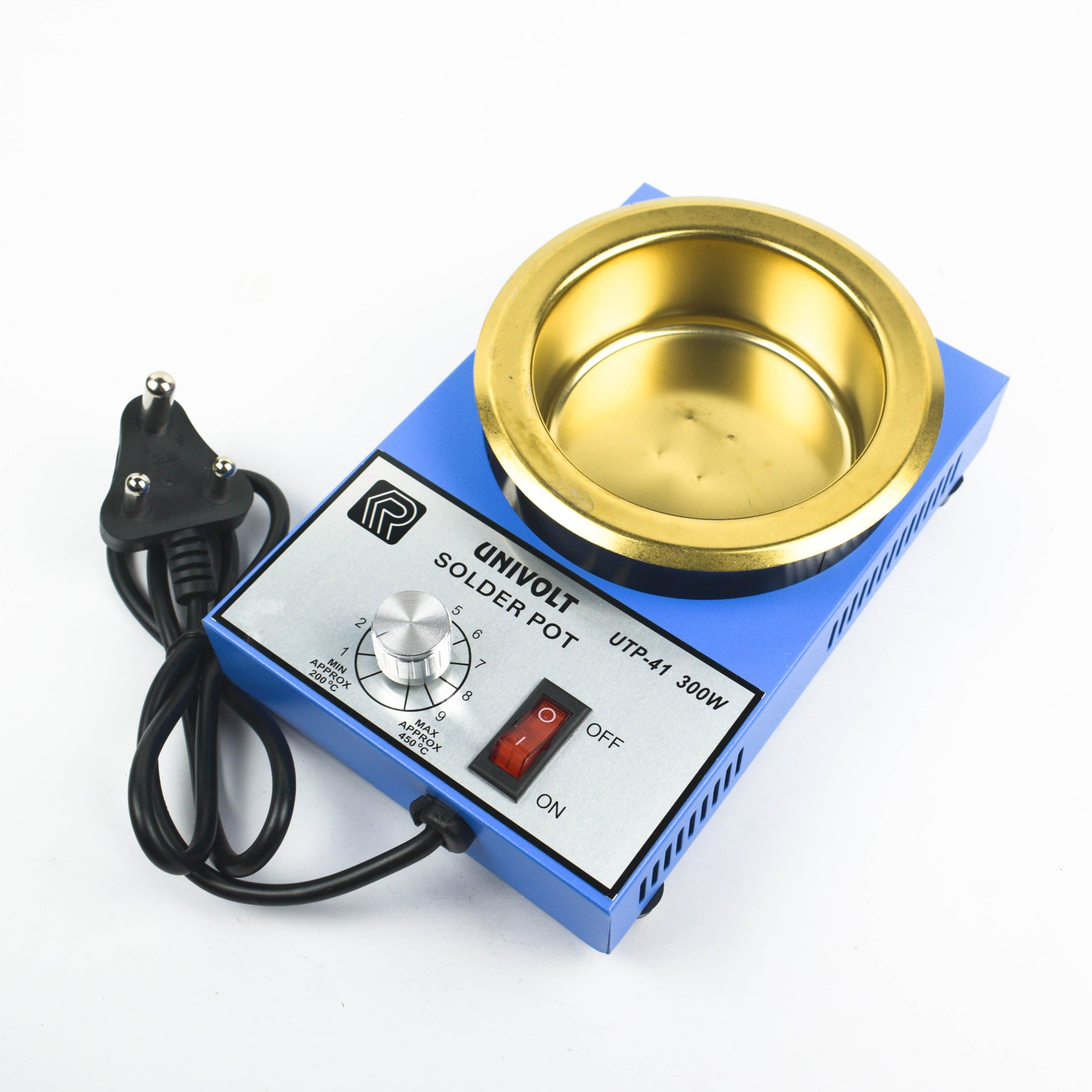 UNIVOLT UTP-41 300W 100mm Solder Pot - Electra Traders | Electronic Components & Gadgets India