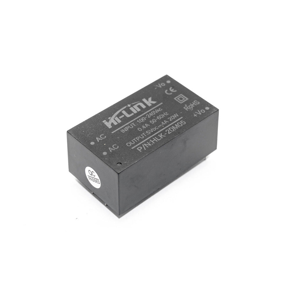 Hi-Link HLK-20M05 5V 20W AC-DC Power Converter (AC to DC Switch Power Supply Module) - Electra Traders | Electronic Components & Gadgets India