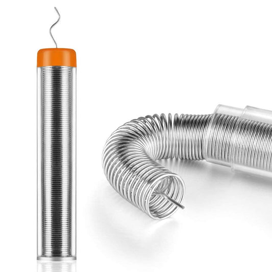 High Purity 0.8mm Solder wire Tube with 60/40 Tin-Lead Alloy -14gm - Electra Traders | Electronic Components & Gadgets India