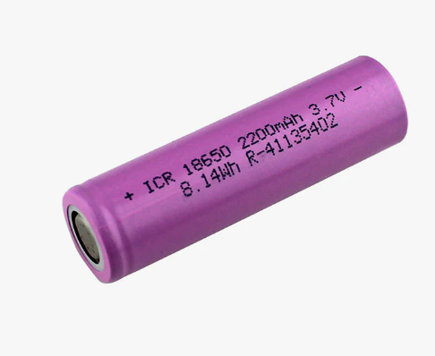 Hongli ICR-18650 2200mAh 3.7V 8.14Wh Li-Ion Cell with Flat Top - Electra Traders | Electronic Components & Gadgets India