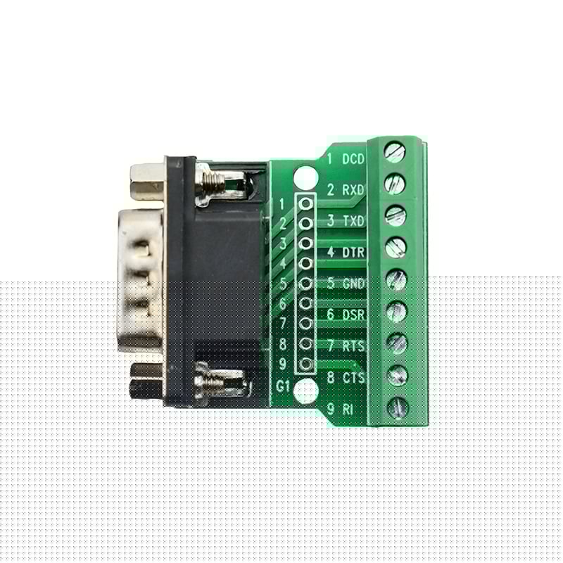 DB9 Male Screw Terminal to RS232 RS485 Conversion Board - Electra Traders | Electronic Components & Gadgets India