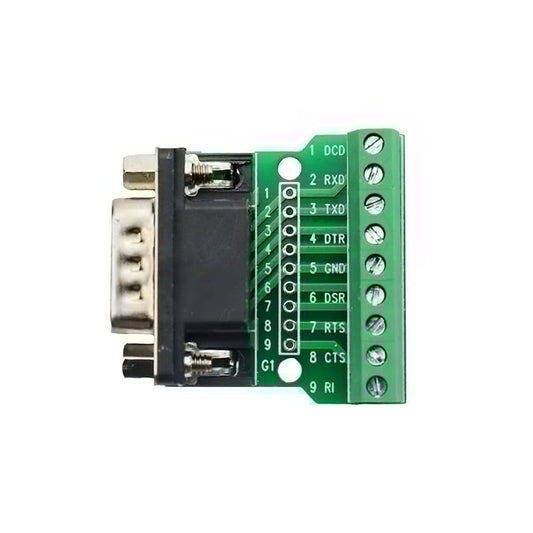 DB9 Male Screw Terminal to RS232 RS485 Conversion Board - Electra Traders | Electronic Components & Gadgets India