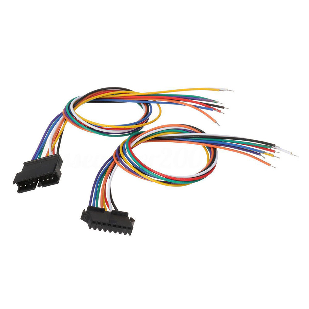 JST SM 10 Pin Plug Male and Female Connector Adapter with 250 mm Electrical Cable Wire for LED Light - Electra Traders | Electronic Components & Gadgets India