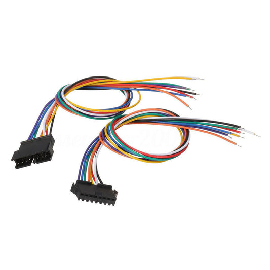 JST SM 10 Pin Plug Male and Female Connector Adapter with 250 mm Electrical Cable Wire for LED Light - Electra Traders | Electronic Components & Gadgets India