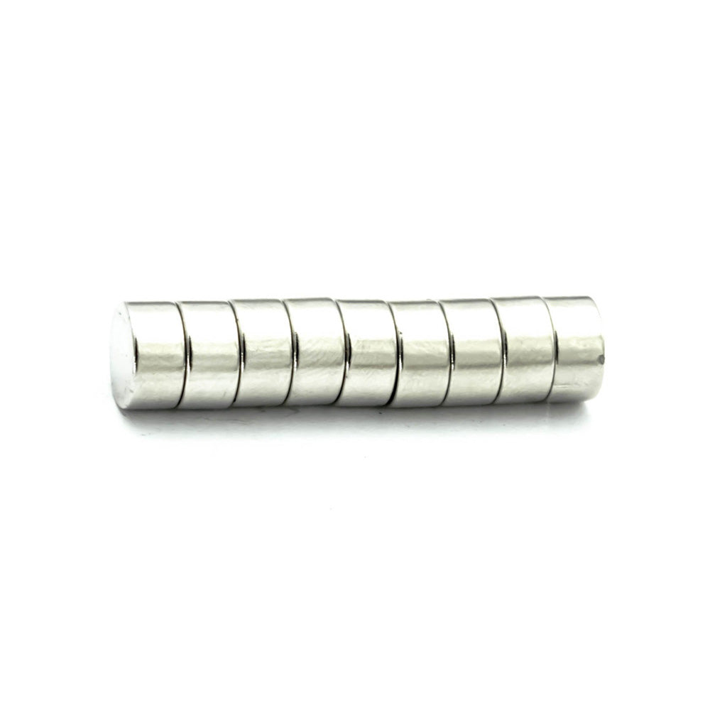 12 x 5mm Neodymium Magnet Cylindrical - Electra Traders | Electronic Components & Gadgets India