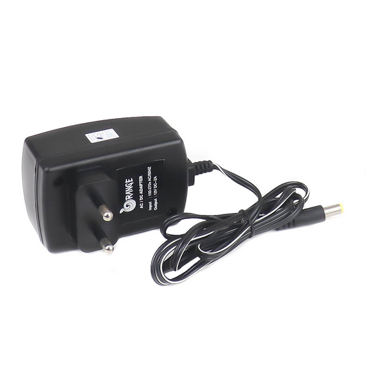 Standard 12V 2A Power Supply with 5.5mm DC Plug - Electra Traders | Electronic Components & Gadgets India