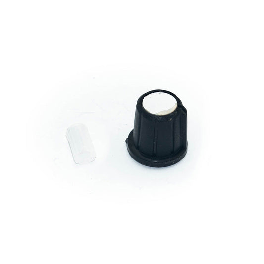 Potentiometer Knob Black and White - Electra Traders | Electronic Components & Gadgets India