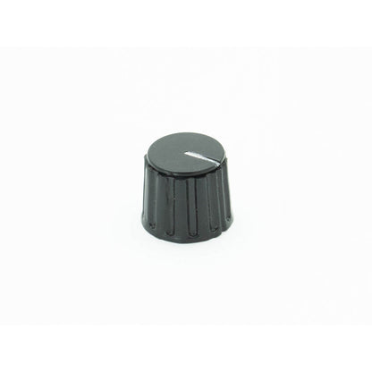 Potentiometer Knob Black 21mm for 6mm Shaft - Electra Traders | Electronic Components & Gadgets India