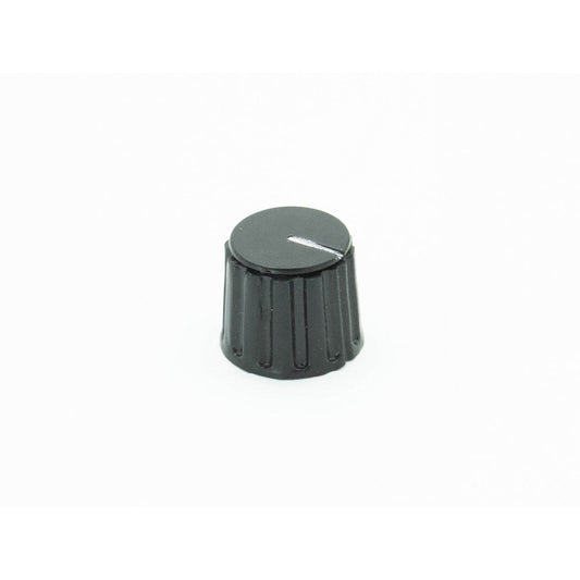 Potentiometer Knob Black 21mm for 6mm Shaft - Electra Traders | Electronic Components & Gadgets India