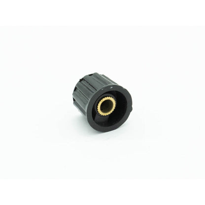 Potentiometer Knob Black 21mm for 6mm Shaft - Electra Traders | Electronic Components & Gadgets India