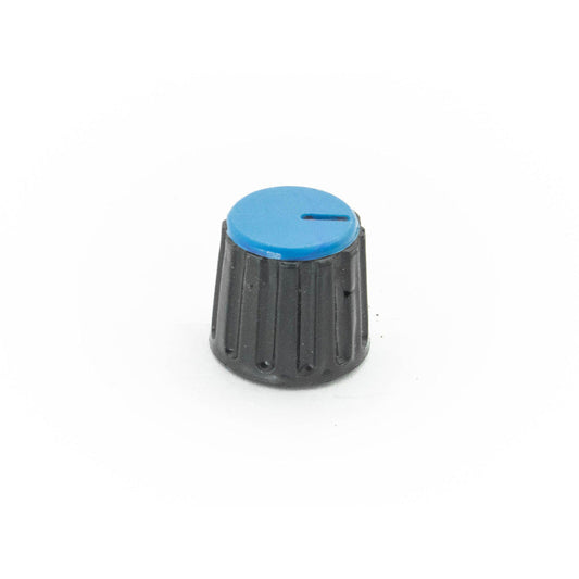 Potentiometer Knob Blue 21mm for 6mm Shaft - Electra Traders | Electronic Components & Gadgets India