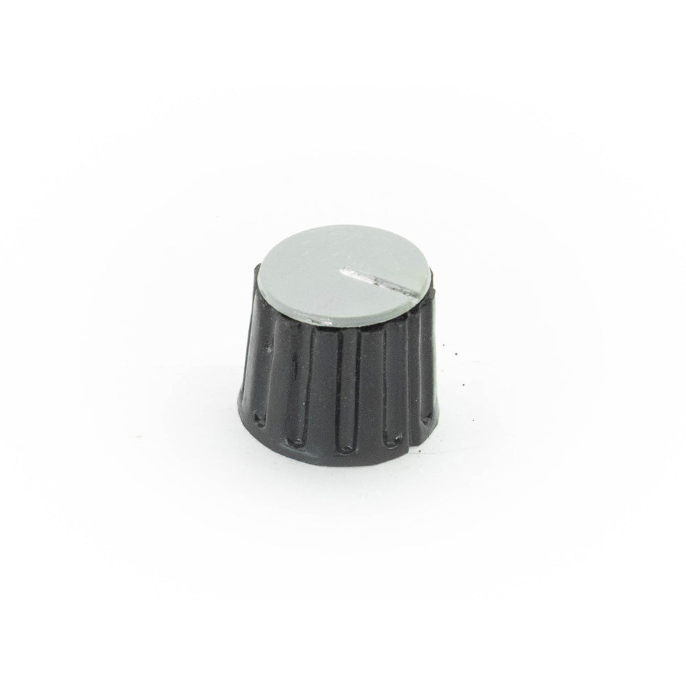 Potentiometer Knob Grey 21mm for 6mm Shaft - Electra Traders | Electronic Components & Gadgets India