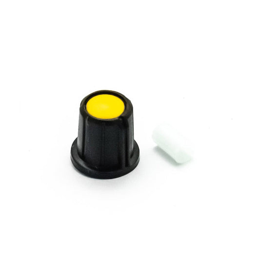 Potentiometer Knob Yellow - Electra Traders | Electronic Components & Gadgets India