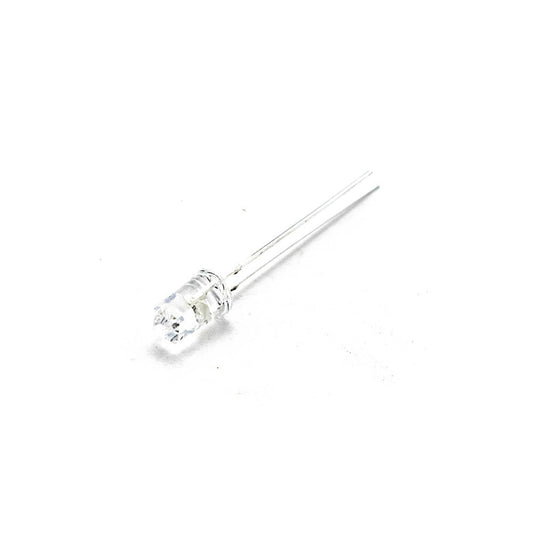 Red LED 5mm with Diamond Cut Shape Clear Lens - Electra Traders | Electronic Components & Gadgets India