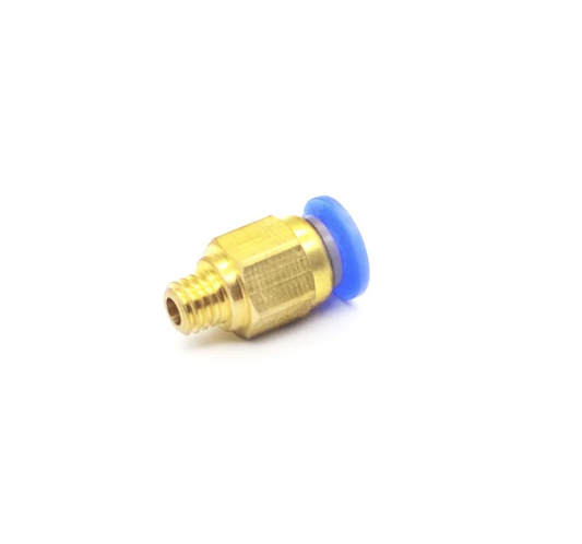 Pneumatic Coupler Air Connectors PC4-M5 4MM Straight Fitting For PTFE Bowden Tube 3D Printer - Electra Traders | Electronic Components & Gadgets India
