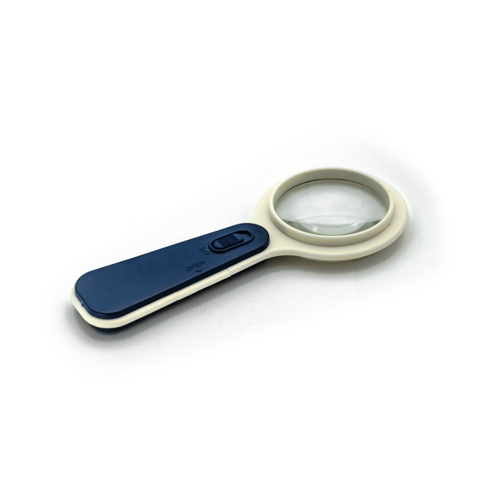 LED Illuminating 5X Magnification Craft Hand Held Magnifying Lens - Electra Traders | Electronic Components & Gadgets India