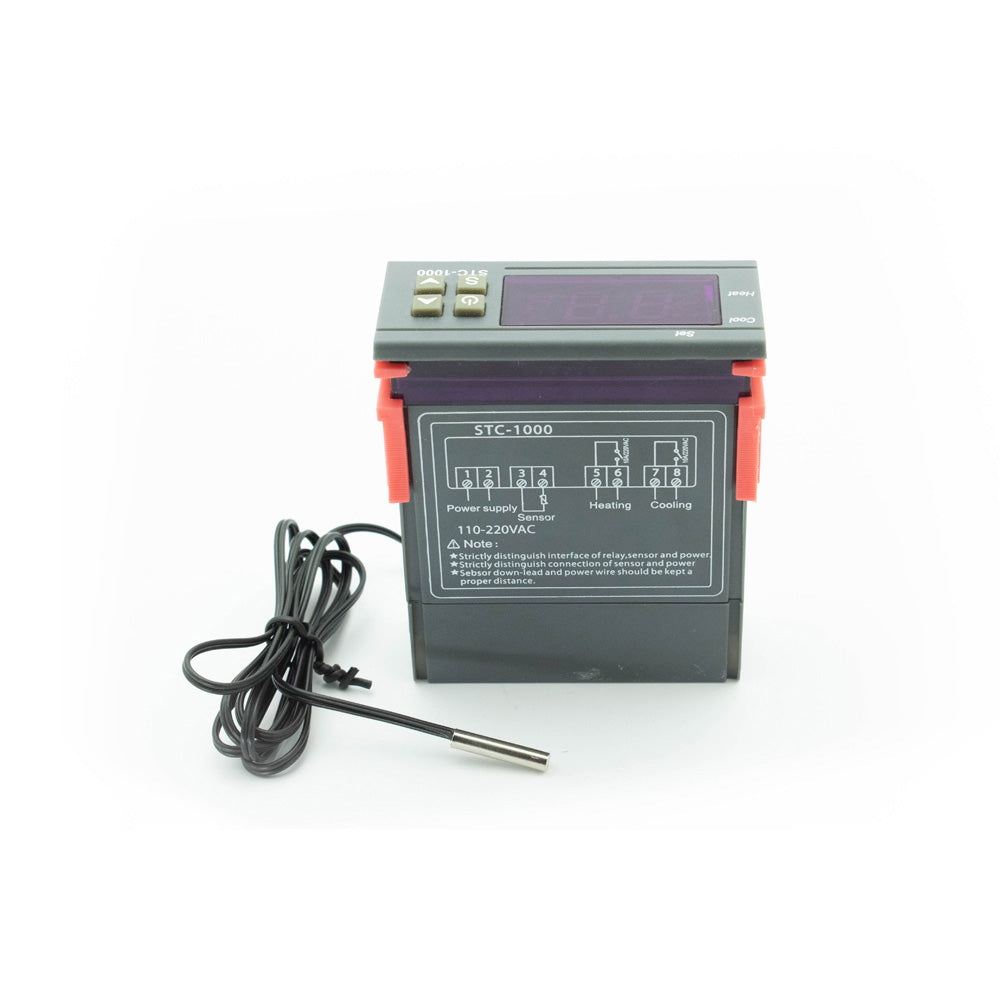 STC-1000 220V AC Digital Temperature Controller Thermostat Module with Temperature Sensor Probe - Electra Traders | Electronic Components & Gadgets India