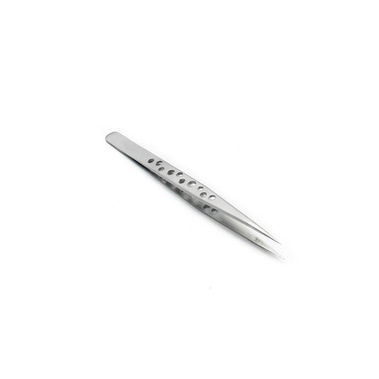 Hoki Straight Tip Anti-Skid Stainless Steel Tweezer - Electra Traders | Electronic Components & Gadgets India