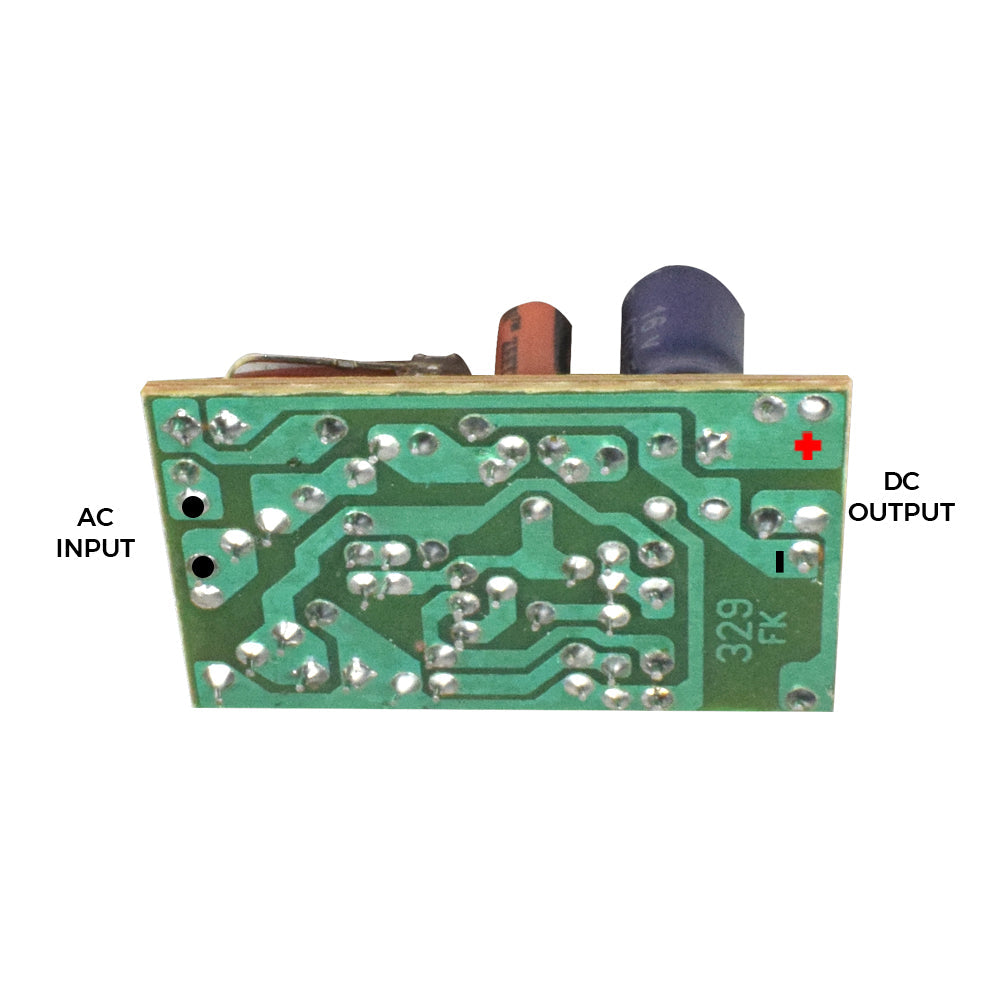 12V 1 Amp Power Supply Board 220V AC to 12V DC - Electra Traders | Electronic Components & Gadgets India
