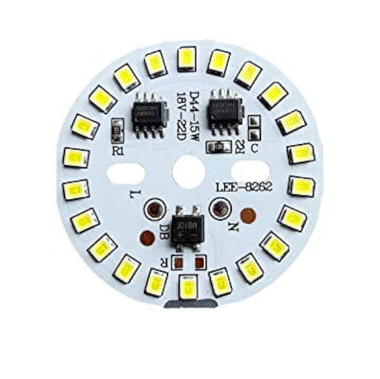 15W 220VAC White 43mm DOB LED - Electra Traders | Electronic Components & Gadgets India