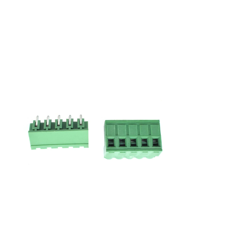 5 Pin Male and Female Pluggable Terminal Connector Right Angle Pitch 5.08mm - Electra Traders | Electronic Components & Gadgets India