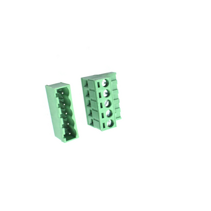 5 Pin Male and Female Pluggable Terminal Connector Right Angle Pitch 5.08mm - Electra Traders | Electronic Components & Gadgets India
