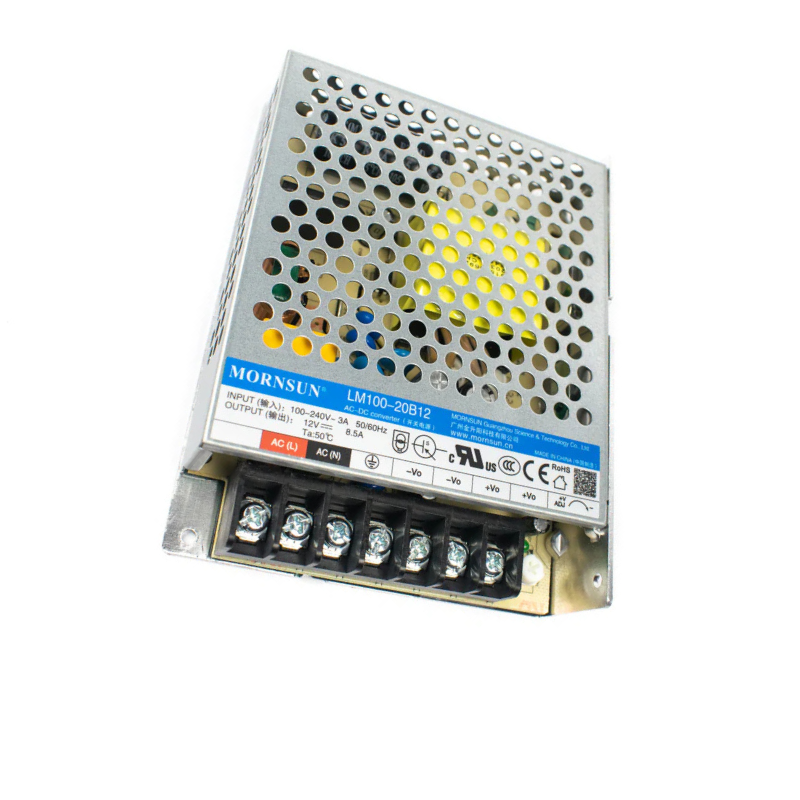 12V 8.5A Mornsun Power Supply (LM100-20B12) - Electra Traders | Electronic Components & Gadgets India