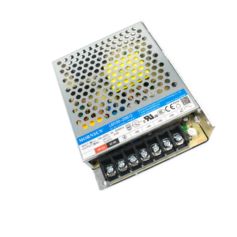 12V 8.5A Mornsun Power Supply (LM100-20B12) - Electra Traders | Electronic Components & Gadgets India