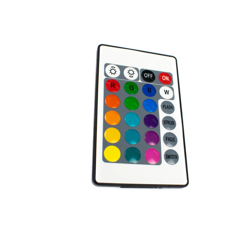 5V-24V RGB LED Strip Controller with 24 keys Remote - Electra Traders | Electronic Components & Gadgets India