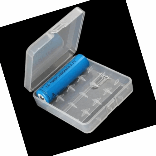 Transparent Waterproof 4 x 18650 Battery Portable Clear Plastic Storage Box - Electra Traders | Electronic Components & Gadgets India