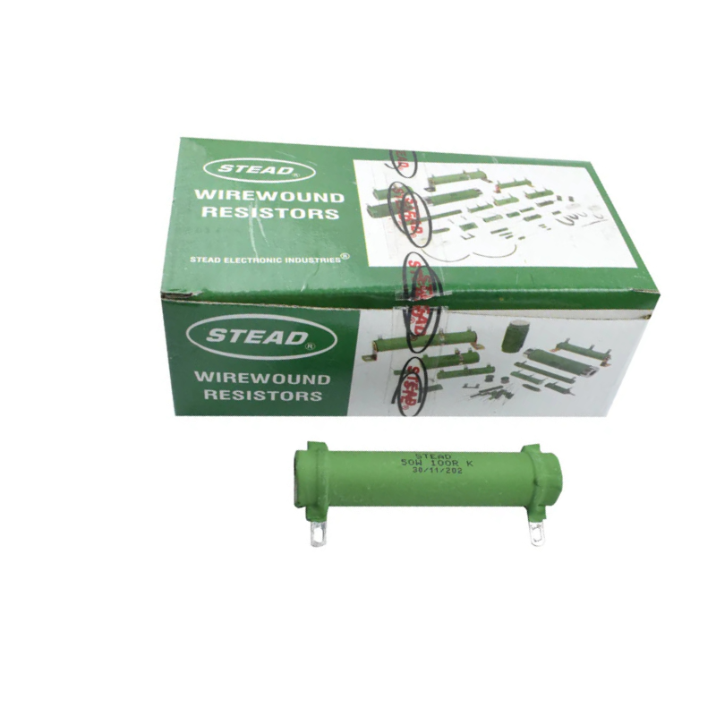 Stead 100 Ohm 50W 100R Wire Wound Resistor - Electra Traders | Electronic Components & Gadgets India