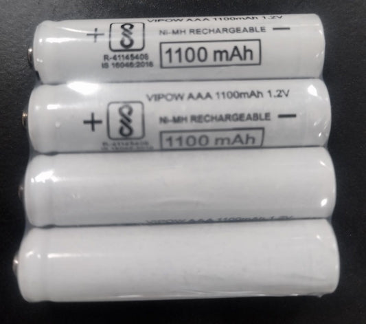 Vipow AAA 1100mAh 1.2v Ni-Mh Rechargeable Battery - Electra Traders | Electronic Components & Gadgets India