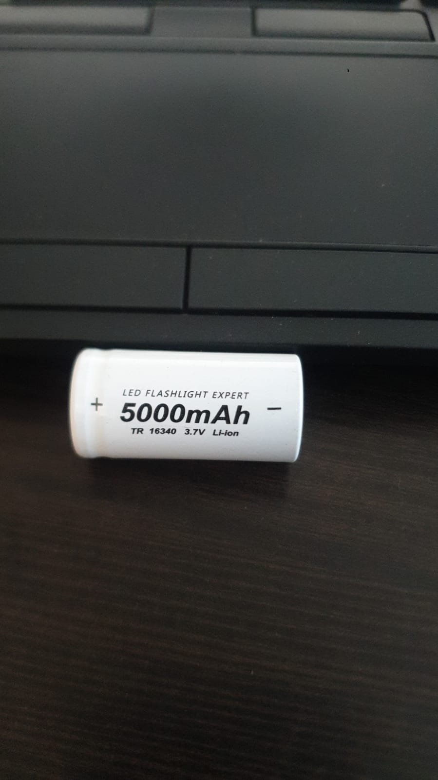 5000mAh TR 16340 3.7V Lithium-Ion Battery - Electra Traders | Electronic Components & Gadgets India