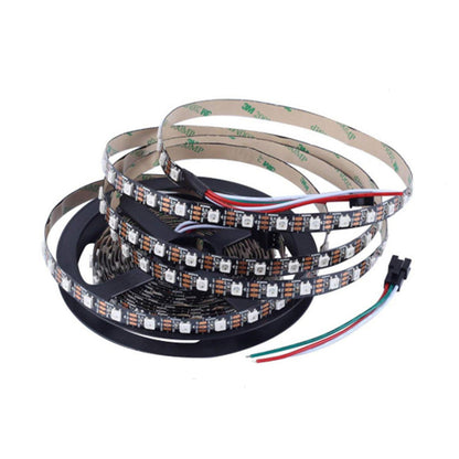 WS2812B 96 LED/m RGB Addressable LED Pixel Strip Light 5V DC Programmable - Electra Traders | Electronic Components & Gadgets India