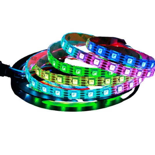 WS2815 RGB Addressable LED Pixel Strip Light 12V DC Programmable - Electra Traders | Electronic Components & Gadgets India