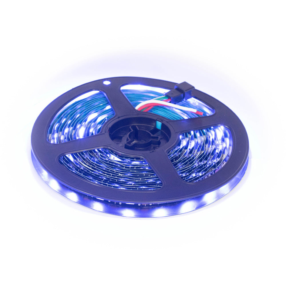 WS2818A RGB Addressable LED Pixel Strip Light 5V DC Programmable - Electra Traders | Electronic Components & Gadgets India