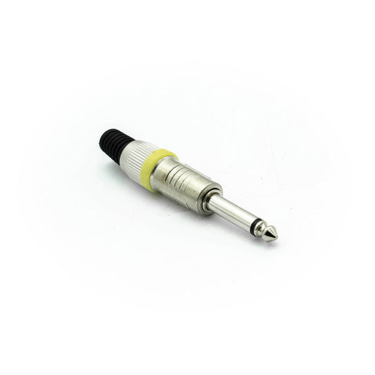 Zinc Alloy 6.35mm Mono Plug Male - Electra Traders | Electronic Components & Gadgets India