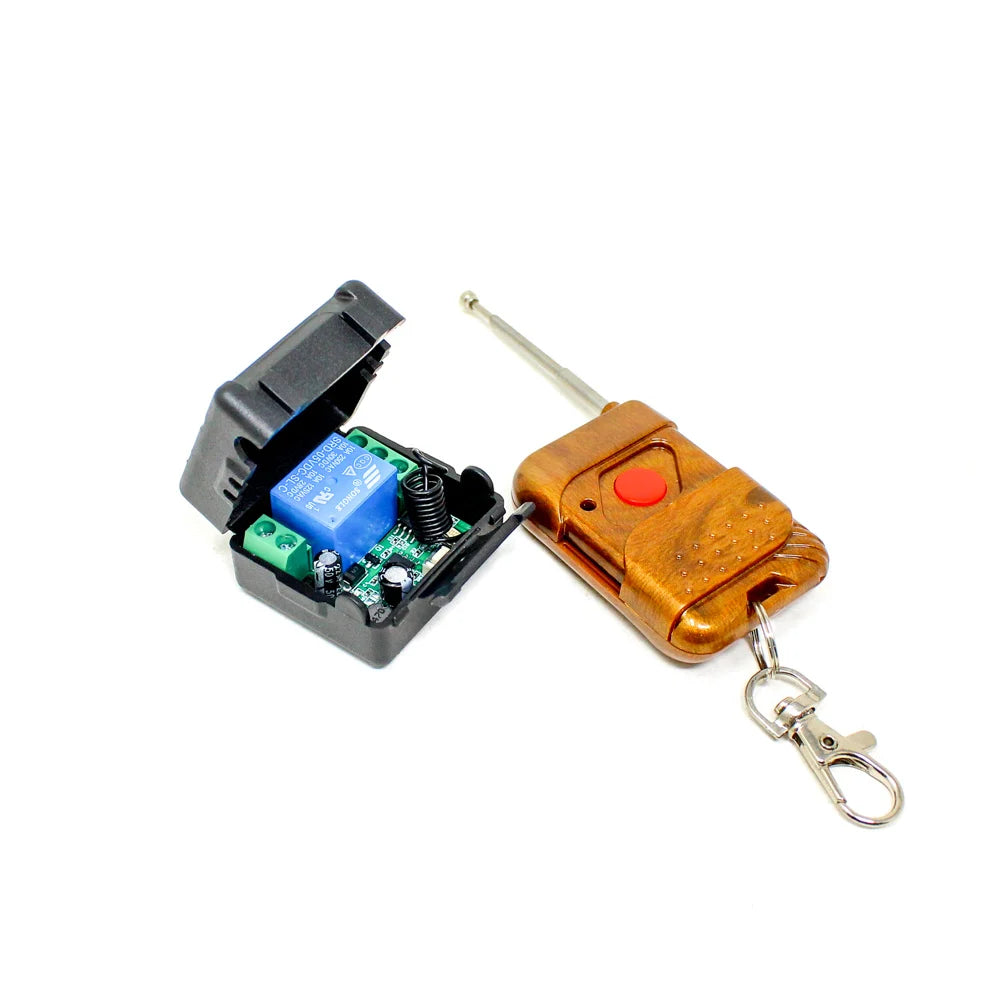 433 Mhz 5V-12V 1 Channel Relay Module Wireless Remote Control Switch - Electra Traders | Electronic Components & Gadgets India