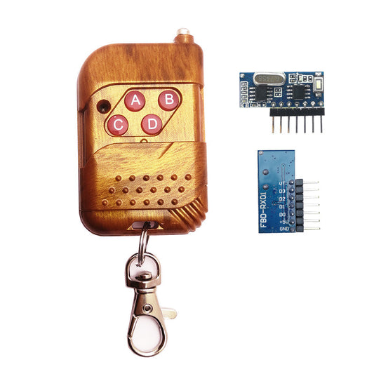 QIACHIP 4 Channel 433Mhz Wireless Remote Control Module RF Transmitter and Receiver - Electra Traders | Electronic Components & Gadgets India