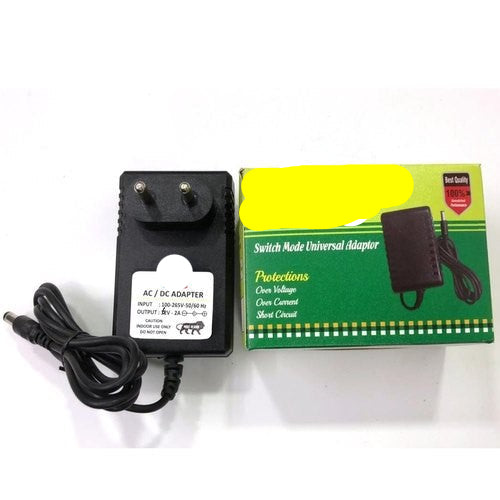 6V 2A DC Power Supply Adaptor - Electra Traders | Electronic Components & Gadgets India